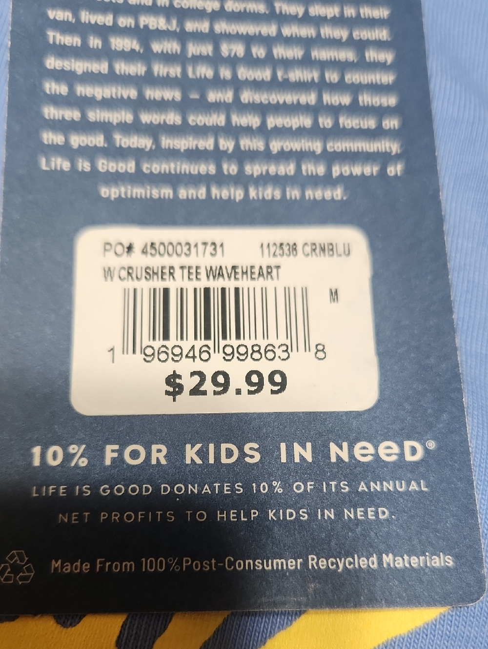 LIFE IS GOOD T-SHIRT - Picture 5 of 10